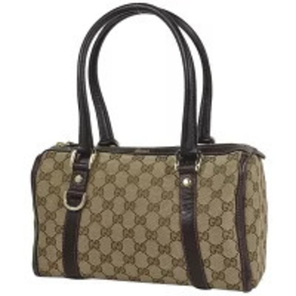 Gucci GG handbag Boston canvas brown